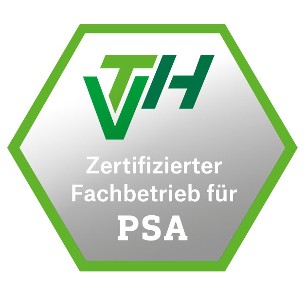 Siegel für Zertifizierte Fachbetriebe für PSA nach VTH-Standard